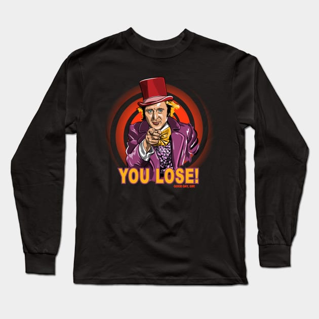 Good Day Sir Long Sleeve T-Shirt by boltfromtheblue